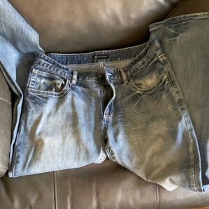 INC International Concepts Blue Bootcut Jeans